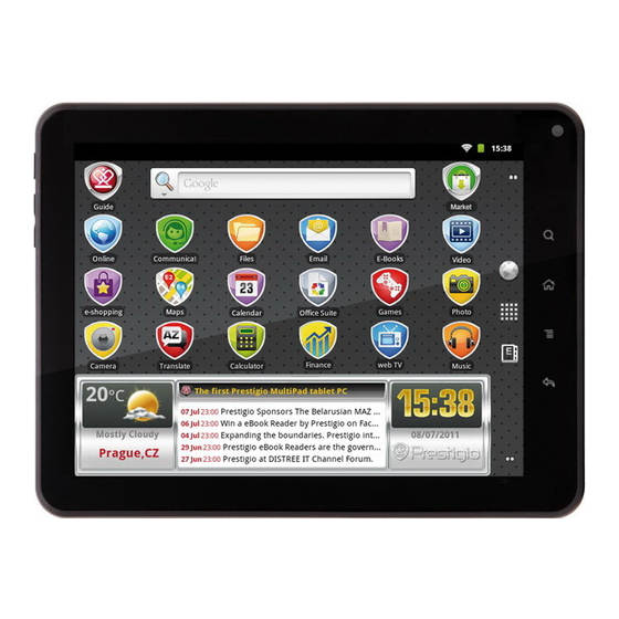 Prestigio multipad pmp5080b User Manual