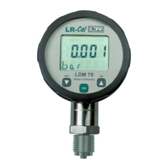 LR-Cal LDM 70 Operating Manual