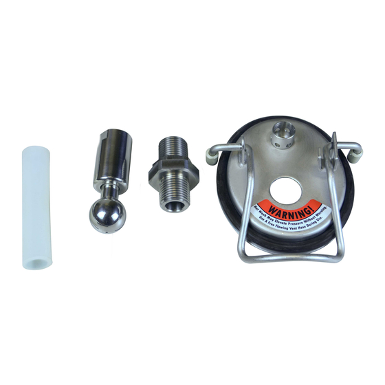 Blichmann Engineering CIP Spray Ball Assembly Operation Maintenance