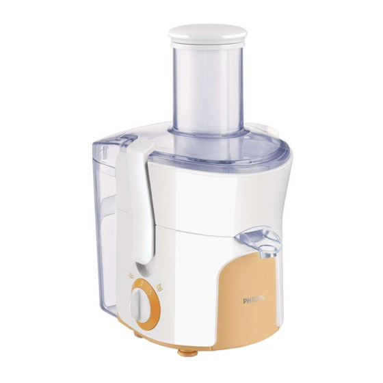 Philips HR1853/00 Manual