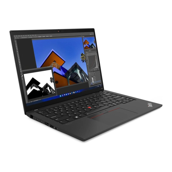 Lenovo ThinkPad P14 Gen 3 User Manual