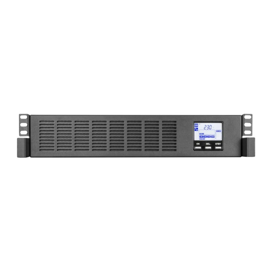 Riello SENTINEL RACK SER 1500 Installation And Use Manual