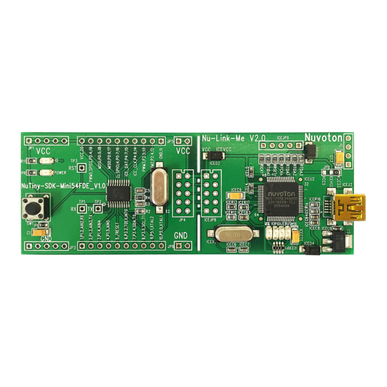 Nuvoton NuTiny-SDK-M051 User Manual