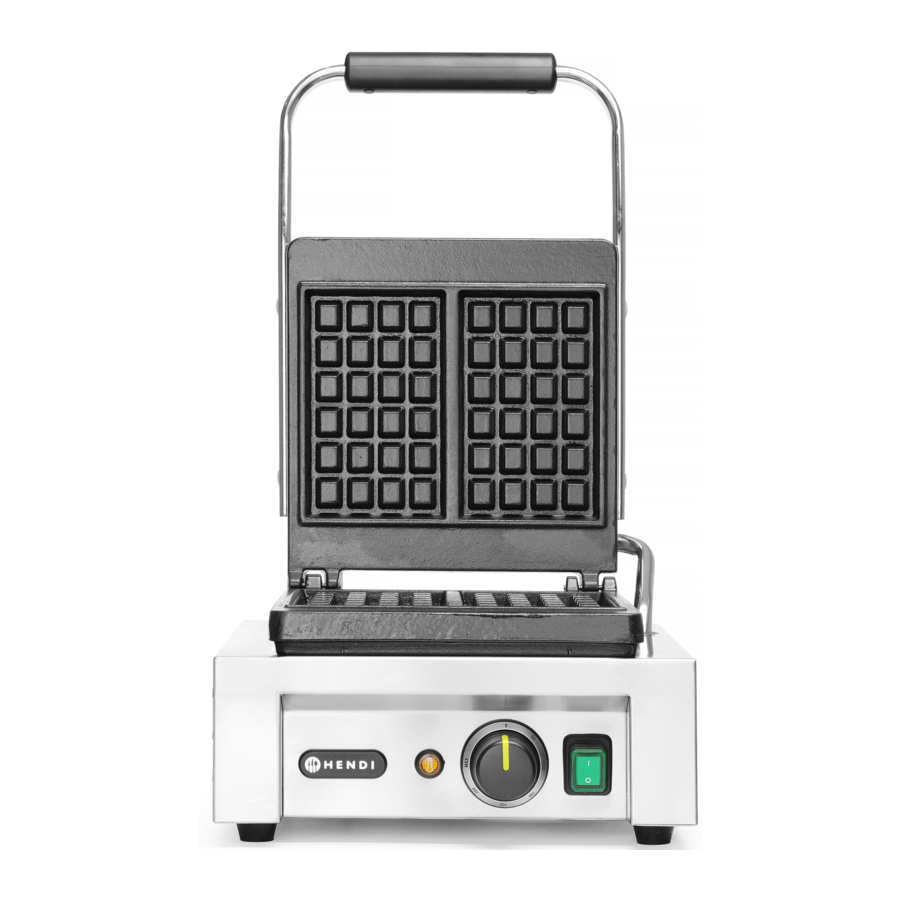 HENDI 212103, 212127, 212134 - WAFFLE MAKER Manual