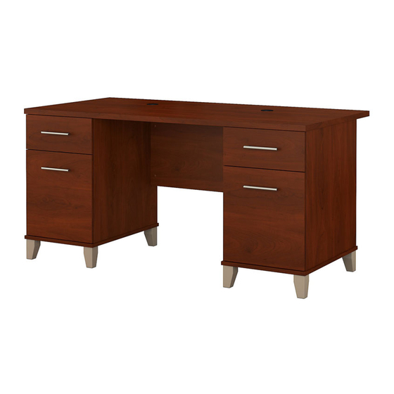BUSH FURNITURE Somerset WC81728K Assembly Manual