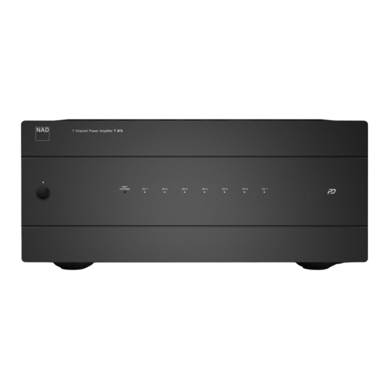 NAD T973 Datasheet