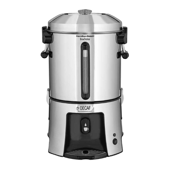 Hamilton Beach BrewStation 40560 Use & Care Manual