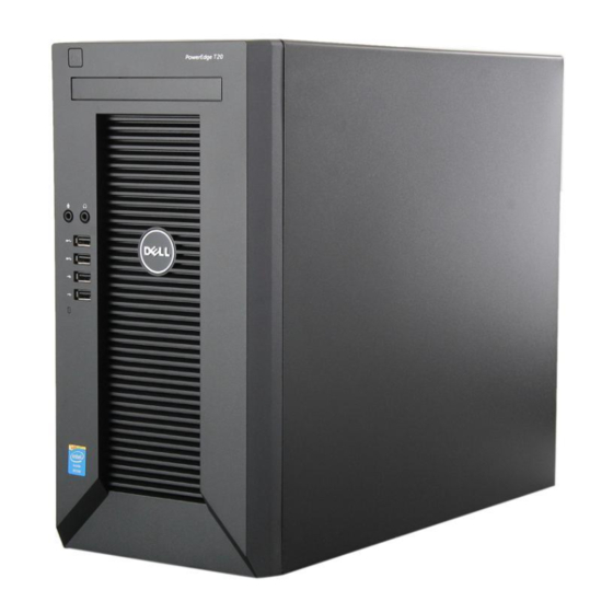 Dell PowerEdge T20 Getting Started Manual