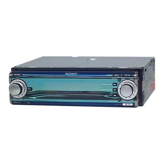 Sony MEX-1HD Service Manual
