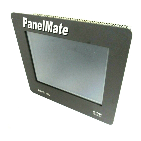 Eaton PanelMate Power Pro Express Set-Up Manual