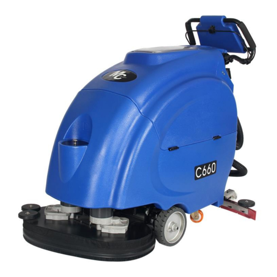 User Manuals: Tornado C660 Automatic Floor Scrubber