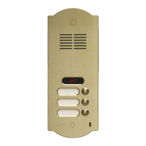 Vimar ELVOX PATAVIUM Series Installer's Manual
