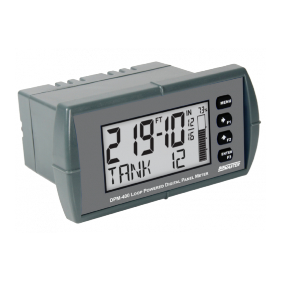 BINMASTER DPM-400 Manual