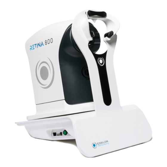 Essilor Instruments Retina 800 User Manual