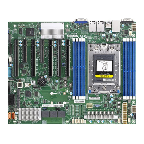 Supermicro H12SSL Series Manuals