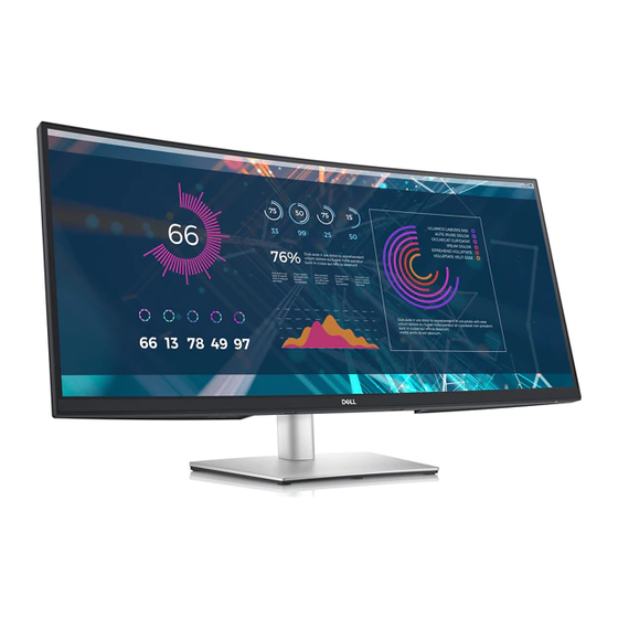 User Manuals: Dell P3421WB 34-Inch USB-C Monitor