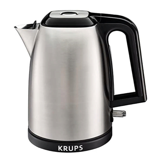 Krups SAVOY BW311050 Manuals