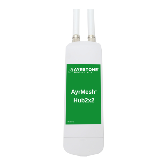 AYRSTONE AyrMesh Hub2x2 Quick Start Manual