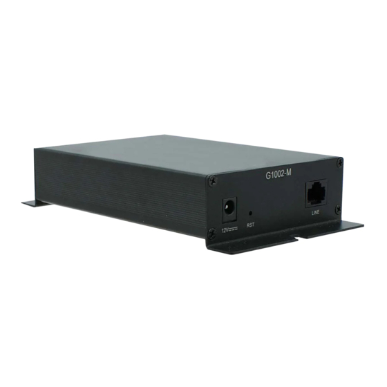 Positron G1002-M Quick Installation Manual