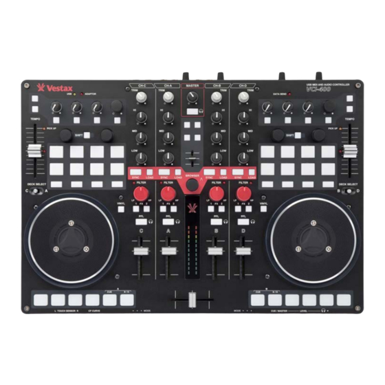Vestax VCI-400 Service Manual