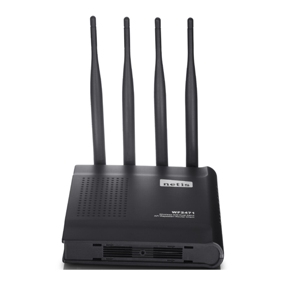 Netis WF2471 Quick Installation Manual