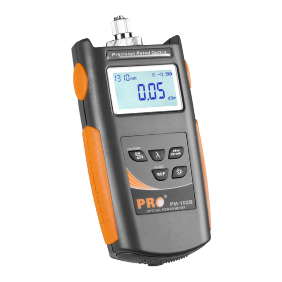 Pro PM-100 Series Operation Manual