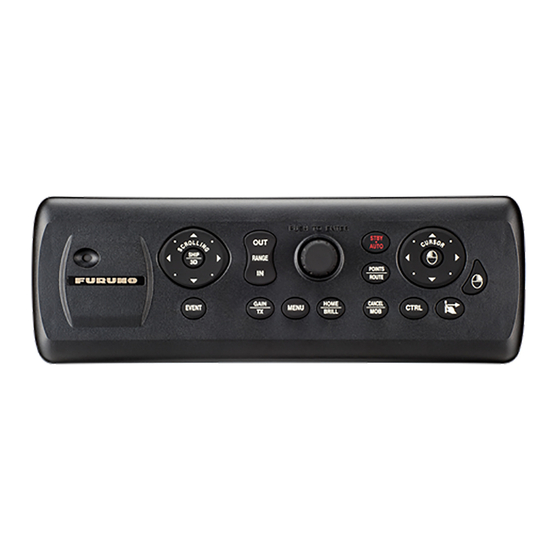 Furuno MCU-002 Manual
