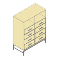 Runfine DESA 8 Drawer Dresser Assembly Instructions Manual