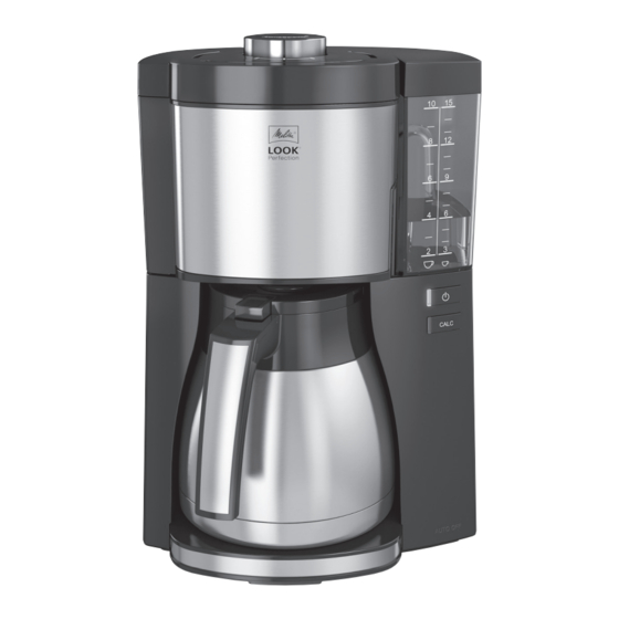 Melitta LOOK THERM Perfection Operating Instructions Manual