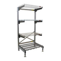 Eagle Group Q-LEVER unit with all-wire shelving Assembly Instructions Manual