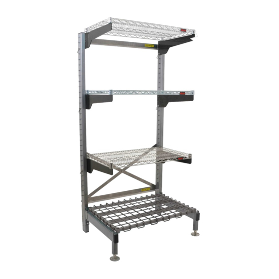 Eagle Group Q-LEVER unit with all-wire shelving Assembly Instructions Manual