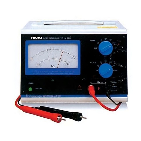 Hioki SM-8216 Instruction Manual