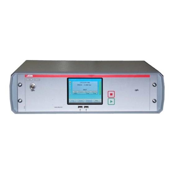 ATEQ F5800 Quick Start Manual