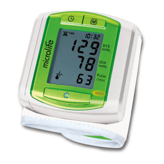 Microlife BP W90 Manual