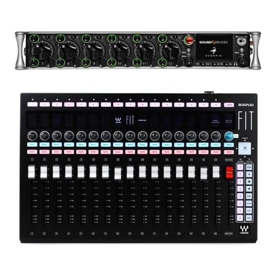 Sound Devices Waves MidiPlus Fit User Reference