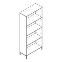 BUSH FURNITURE Essence ESB129WH Assembly Manual