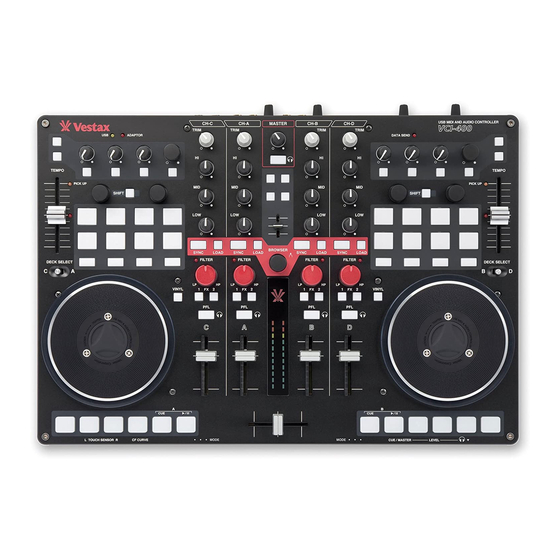 Vestax VCI-400 Quick Start Manual