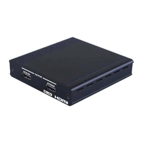 Converters.TV HDMI HD 4K2K Scaler Operation Manual