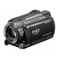 Sony HANDYCAM HDR-XR500VE Service Manual