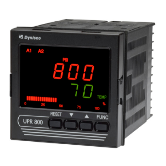 Dynisco UPR800-0-0-3 Instruction Manual
