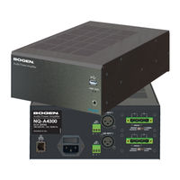 Bogen NYQUIST NQ-A4300 Installation And Use Manual