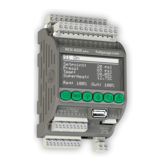 Full Gauge Controls RCK-602 Plus Manuals