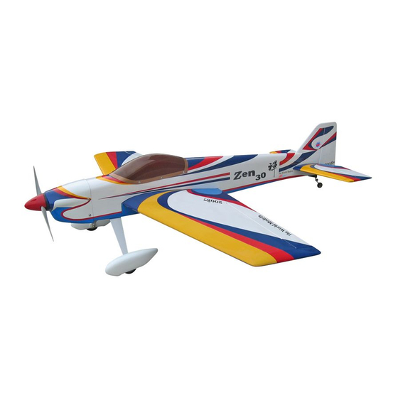 THE WORLD MODELS ARF Zen 30 Instruction Manual