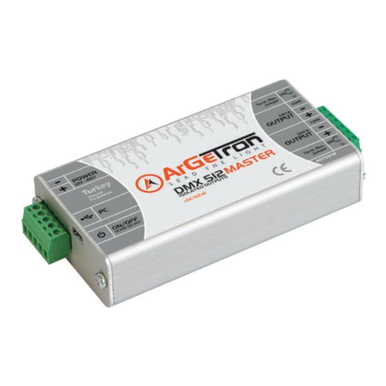 ARGETRON Kamino DMX 512 Master User Manual