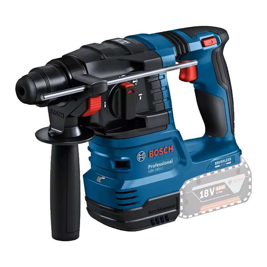 Bosch Professional GBH 185-LI Manual