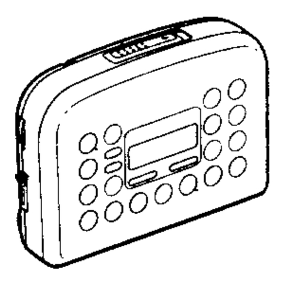 Sony RWALKMAN WM-FX487 Cassette Player Manuals