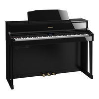 Roland HP605 Owner's Manual