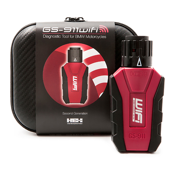 HEX GS-911wifi Motorcycle Diagnostic Tool Manuals