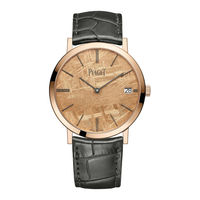 Piaget 1203P Instructions For Use Manual