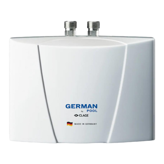 clage German pool GPI-M3 User Manual